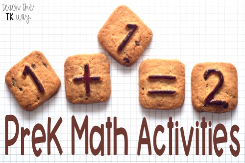 Teach The TK Way play based - PreK Math Activities